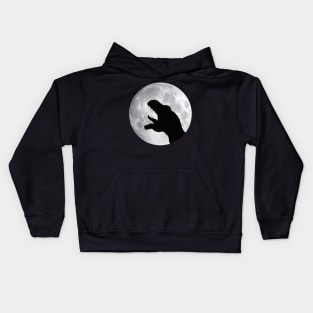 T rex moon Kids Hoodie